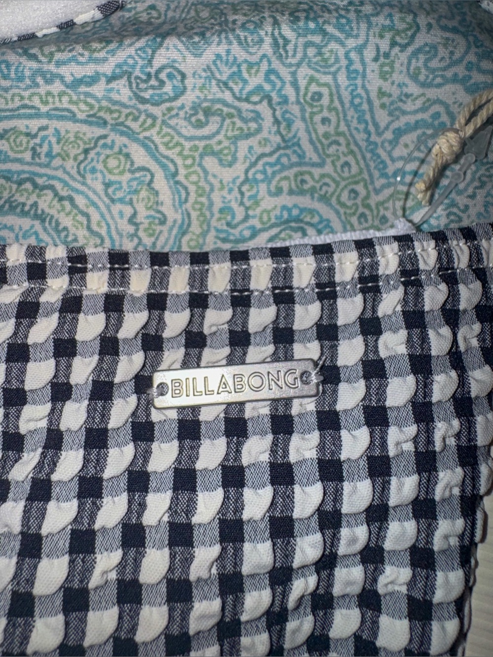 Billabong Wave Check Bikini Set - NWT - Picture 3 of 10